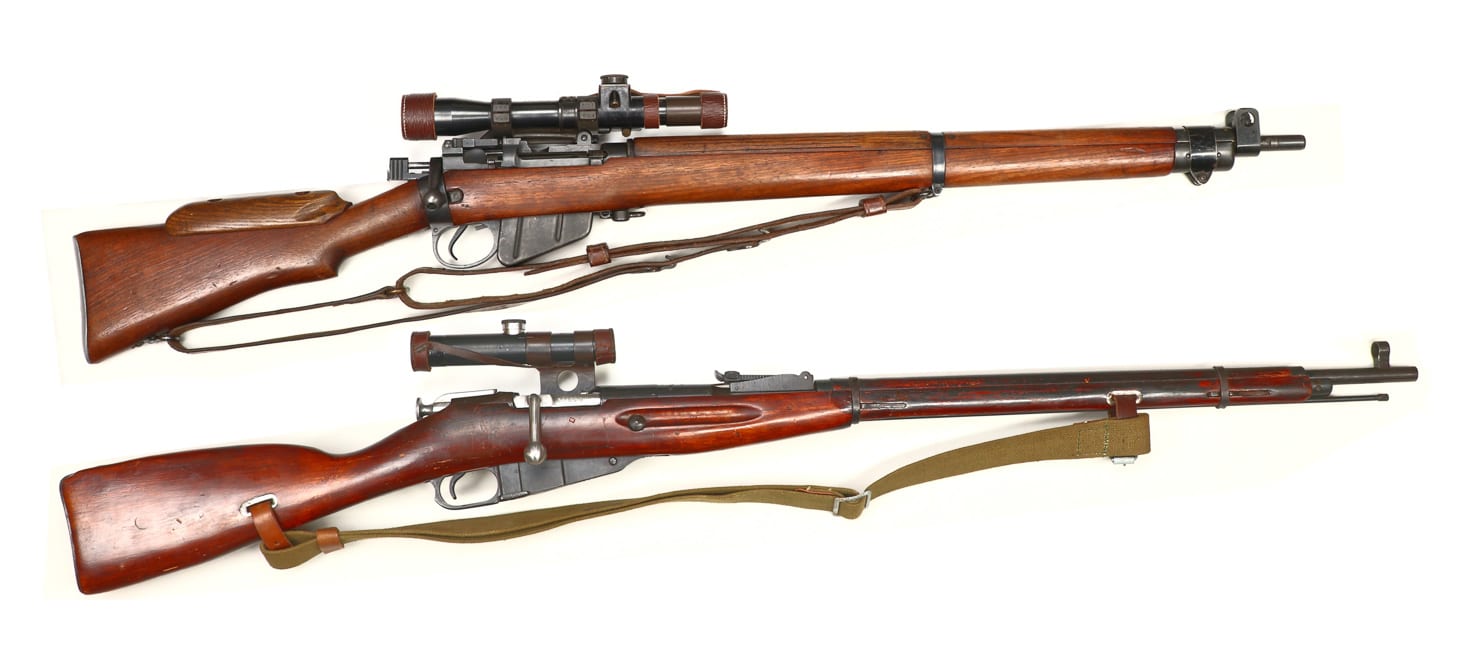 No 4 sniper rifle vs the Mosin-Nagant rifle