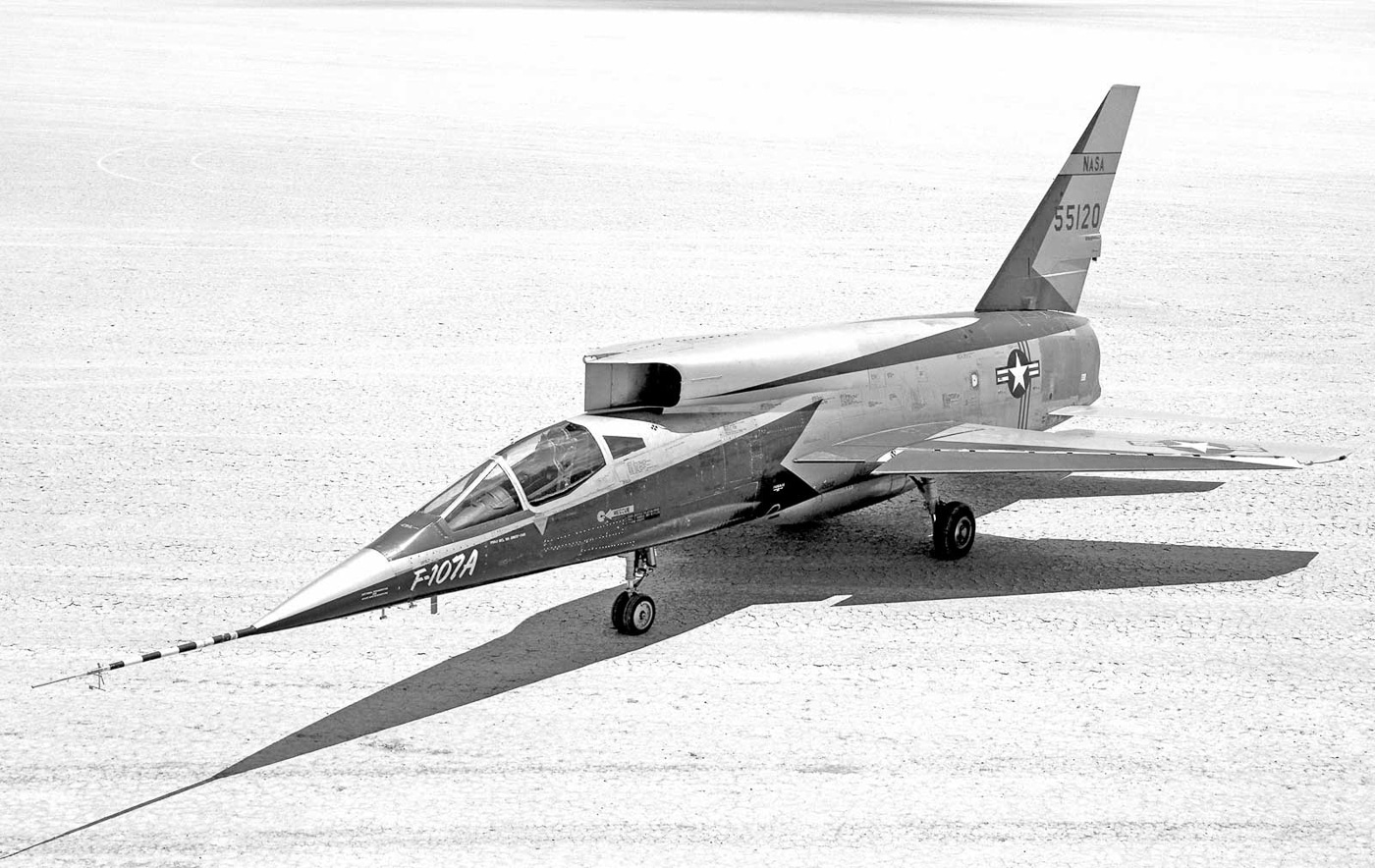 North American F-107 Ultra Sabre at the Armstrong Research Center