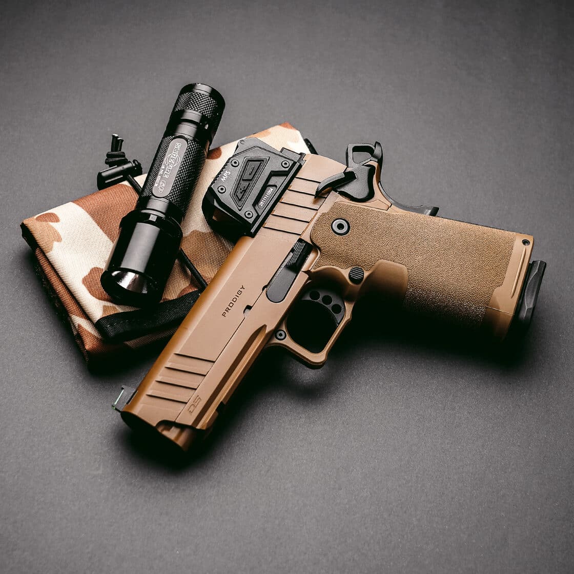 Prodigy with Surefire flashlight