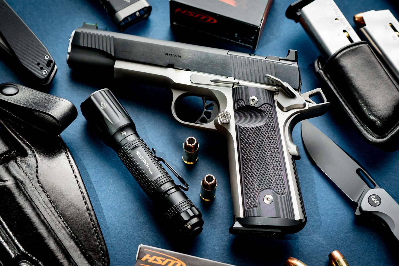 Springfield Armory 1911 Ronin with EDC gear