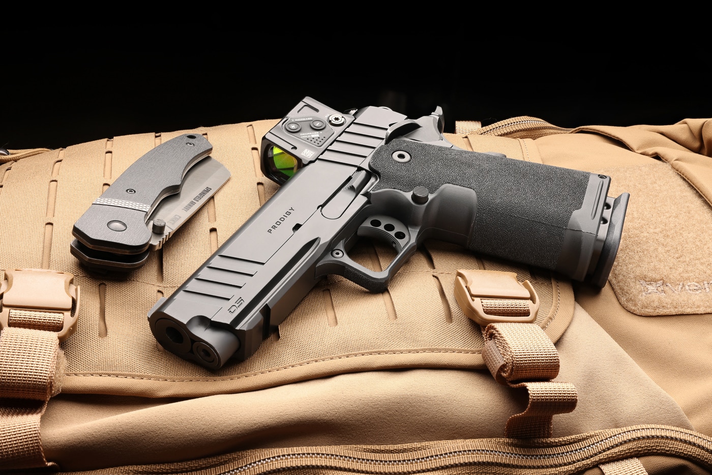 Springfield Armory Prodigy 1911 DS with Aimpoint COA red dot sight