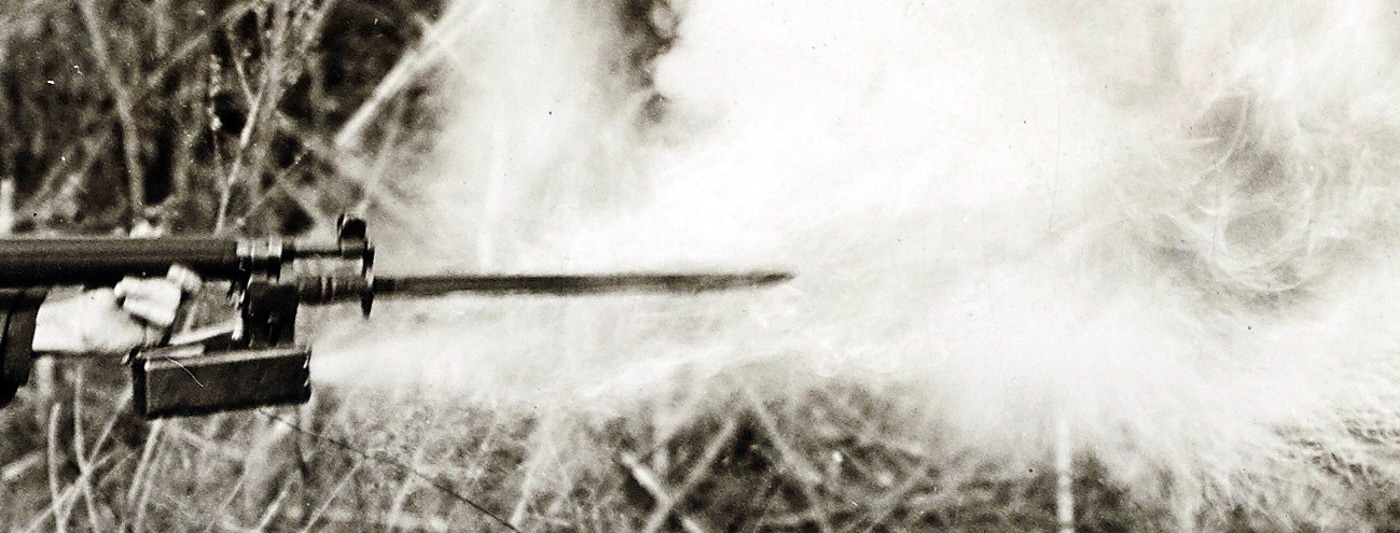 cartridge type flaming bayonet fires during training