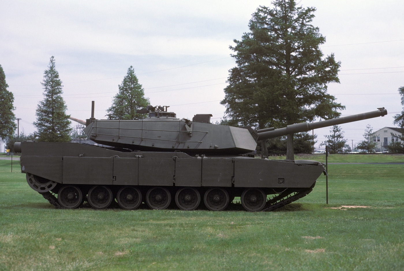 original M1 Abrams tank prototype at Aberdeen Proving Grounds