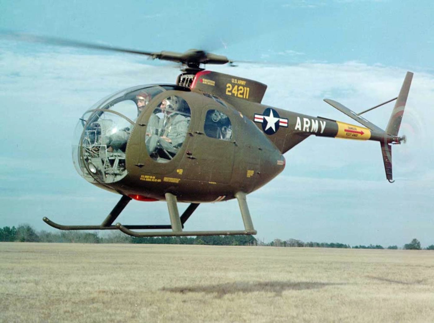 prototype OH-6 helicopter