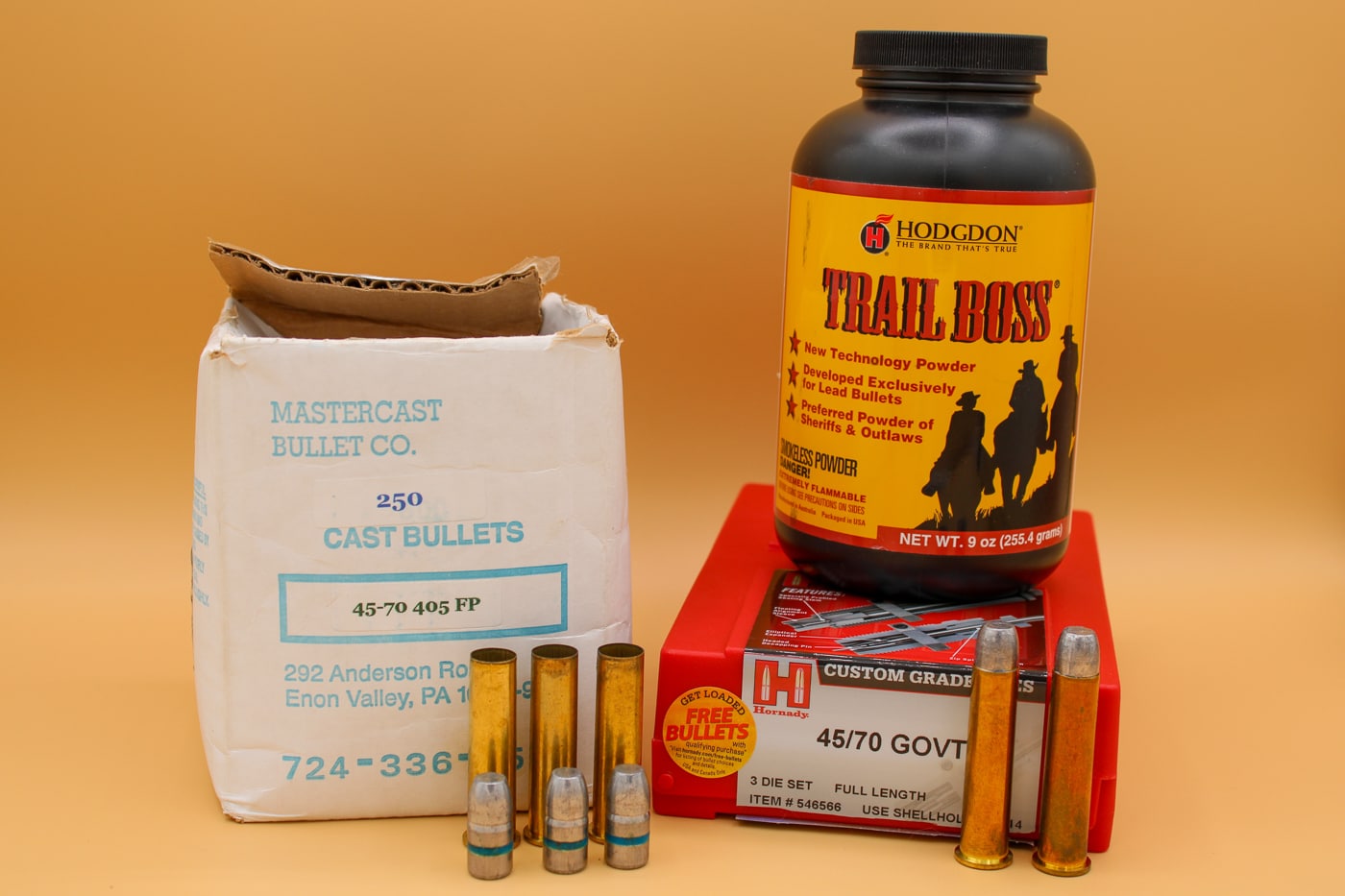 45-70 reloading components