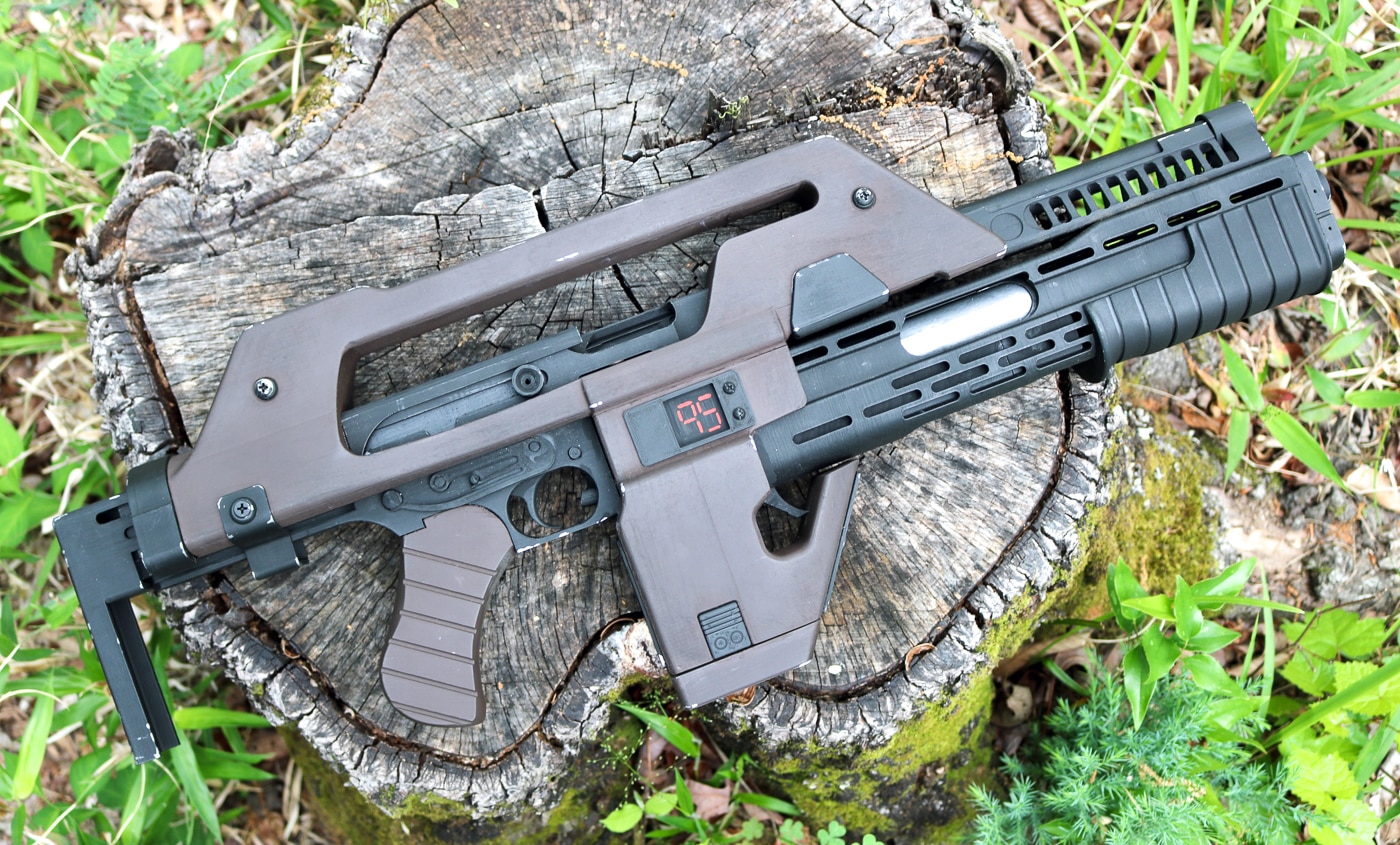 Brown Bess colored M41A Pulse Rifle