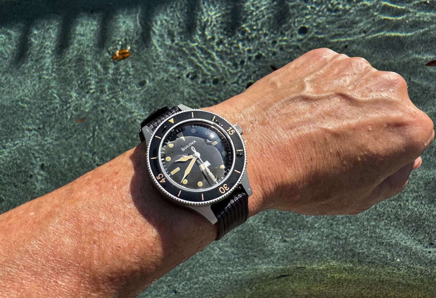 Bulova MIL-SHIPS-W-2181 watch worn by author