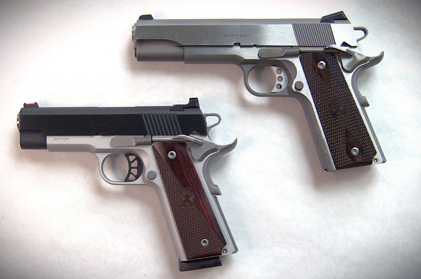 Garrison and Ronin EMP 1911 pistols