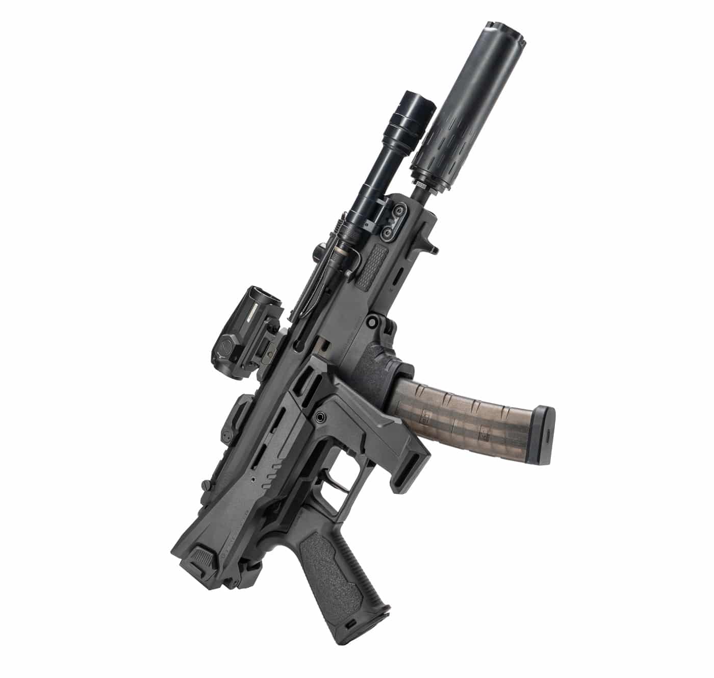 Springfield Armory Kuna with the Strike Industries Stab brace mounted