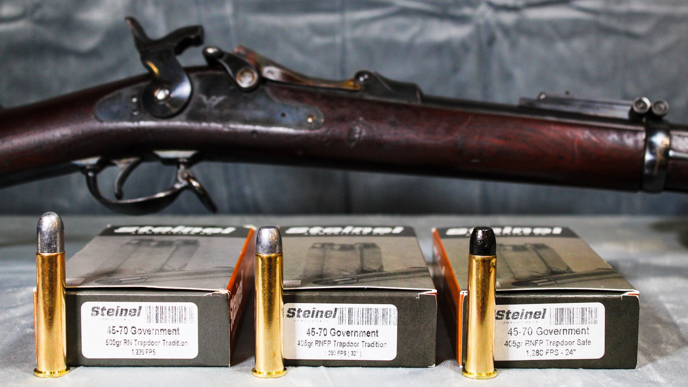 Steinel Ammunition for the trapdoor rifle