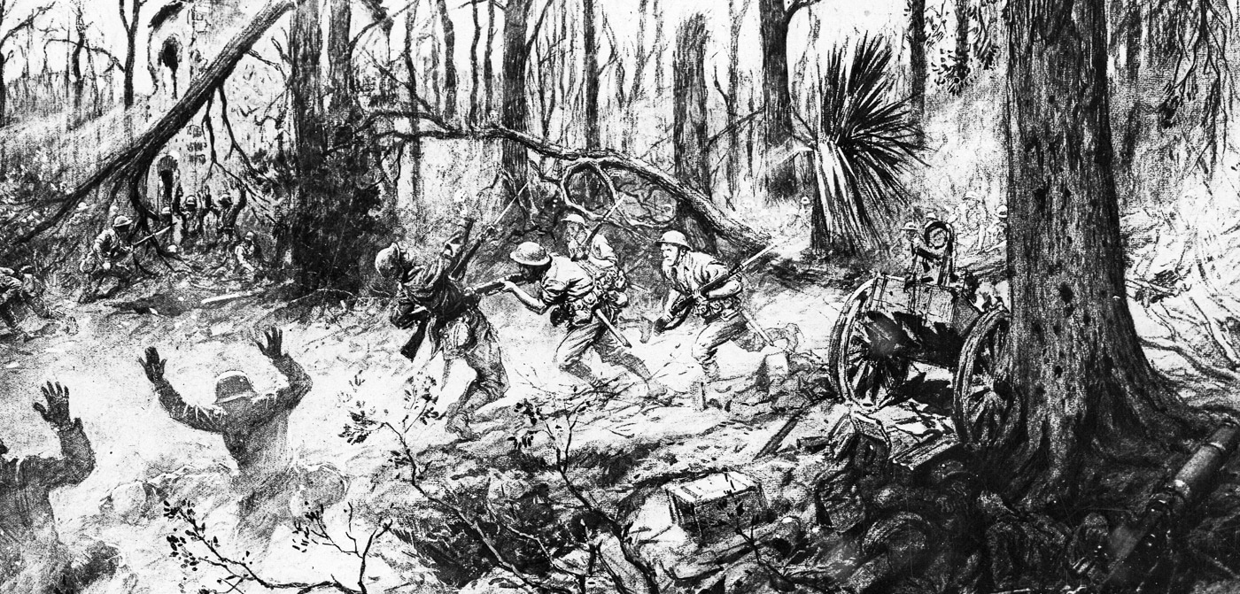aggressiveness of US Marines in Battle of Belleau Wood in World War I