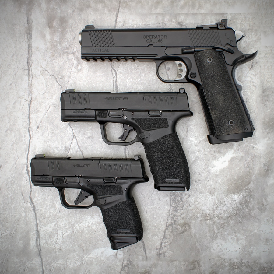 full size vs compact vs subcompact pistols mobile