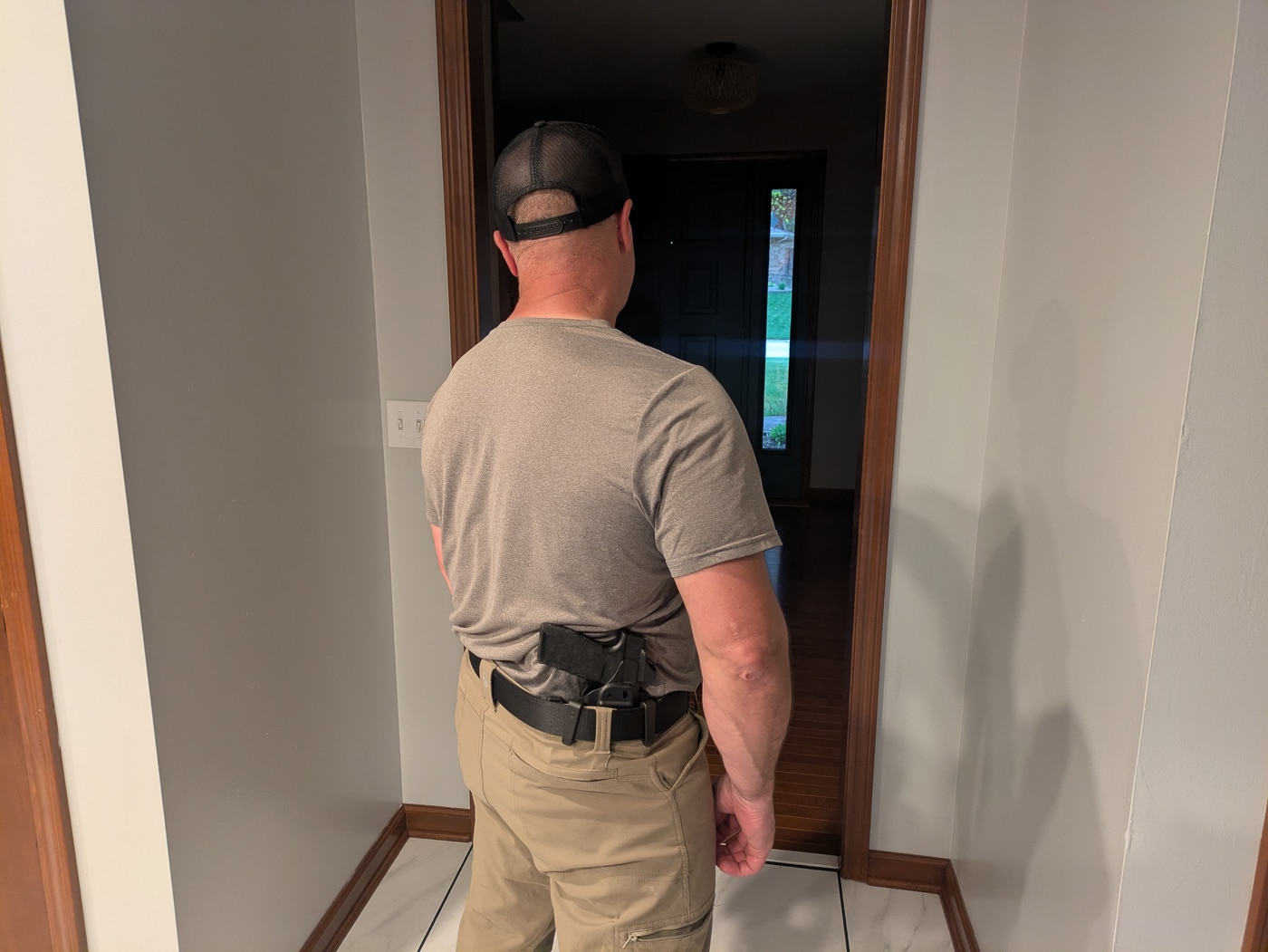 wearing the MFT Pro Series IWB light holster