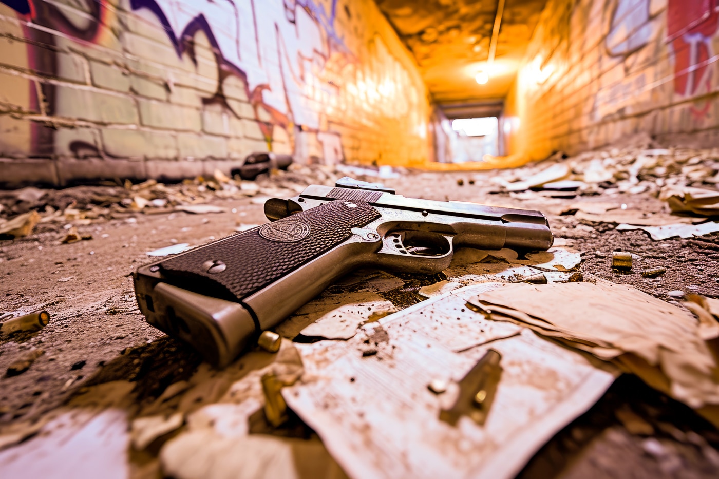 AI generated 1911 pistol