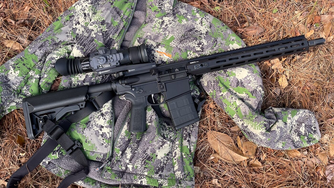 Armasight Thermal Contractor Pro 640 3-12x mounted on Springfield Armory Victor rifle
