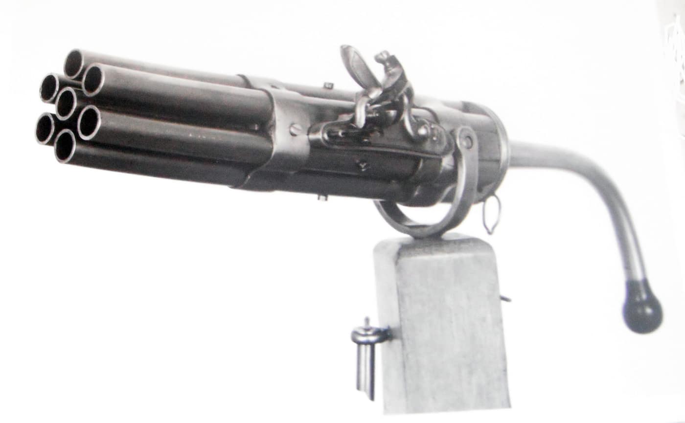 Chambers gun seven barrels