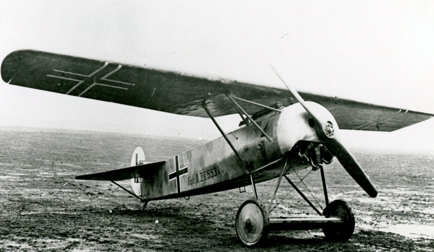 Fokker D.VIII photographed shortly after the Armistice