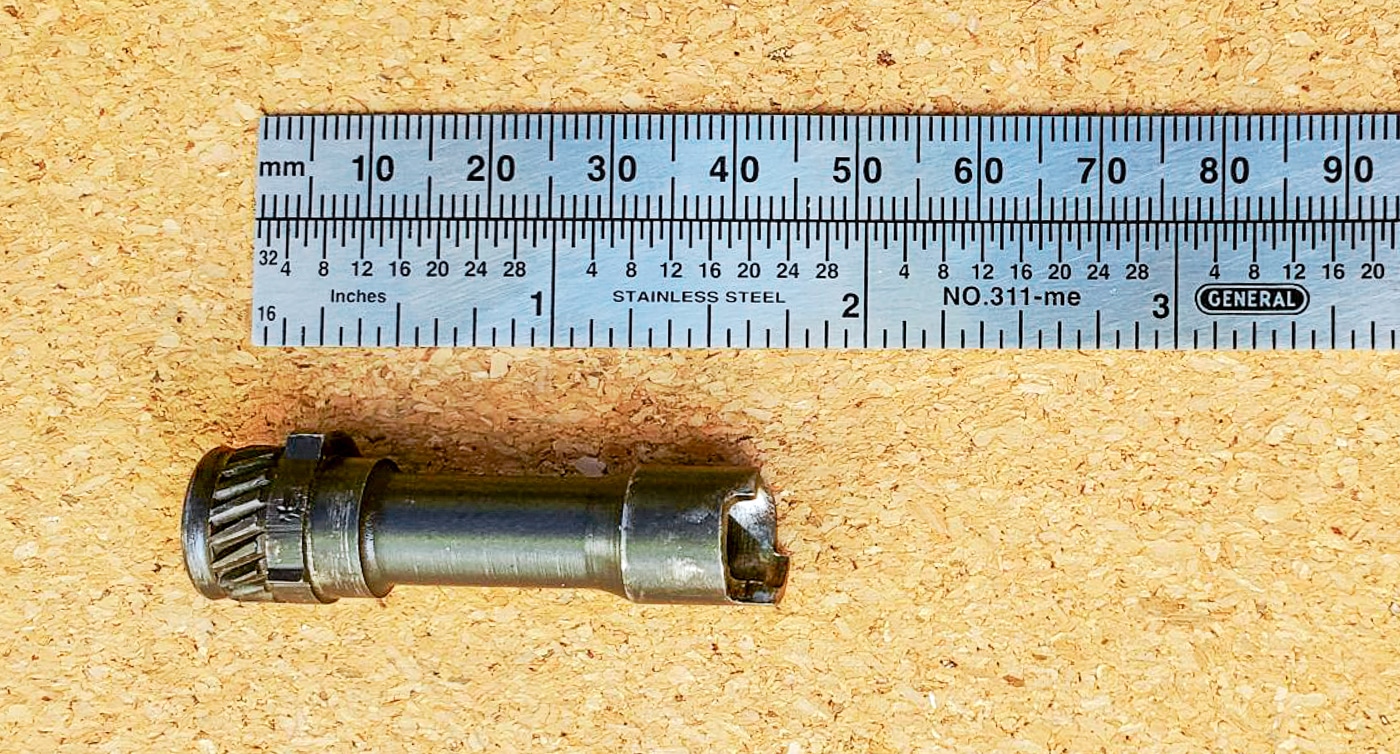 Fritz Mann Model 1921 pistol barrel