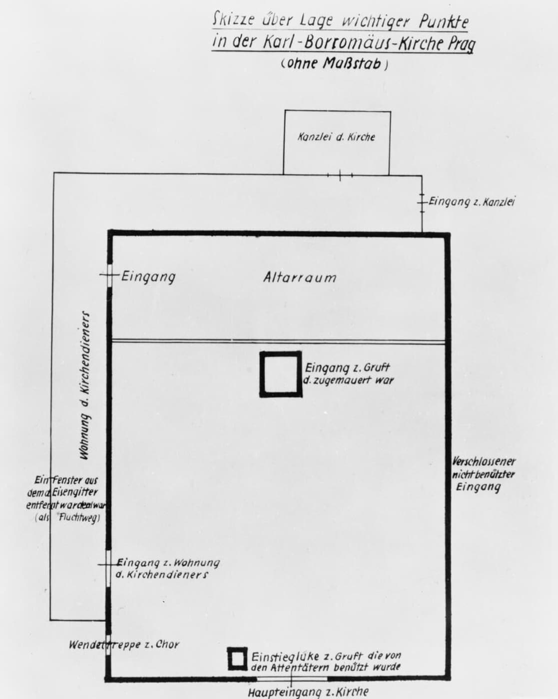 German plans for Church of St Cyril and St Methodus