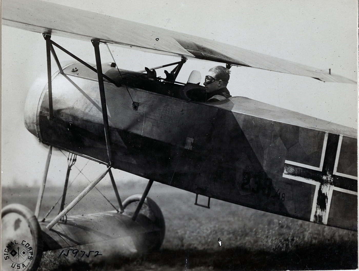 Lt. Ernst Udet at the controls of the D.VIII in May 1919