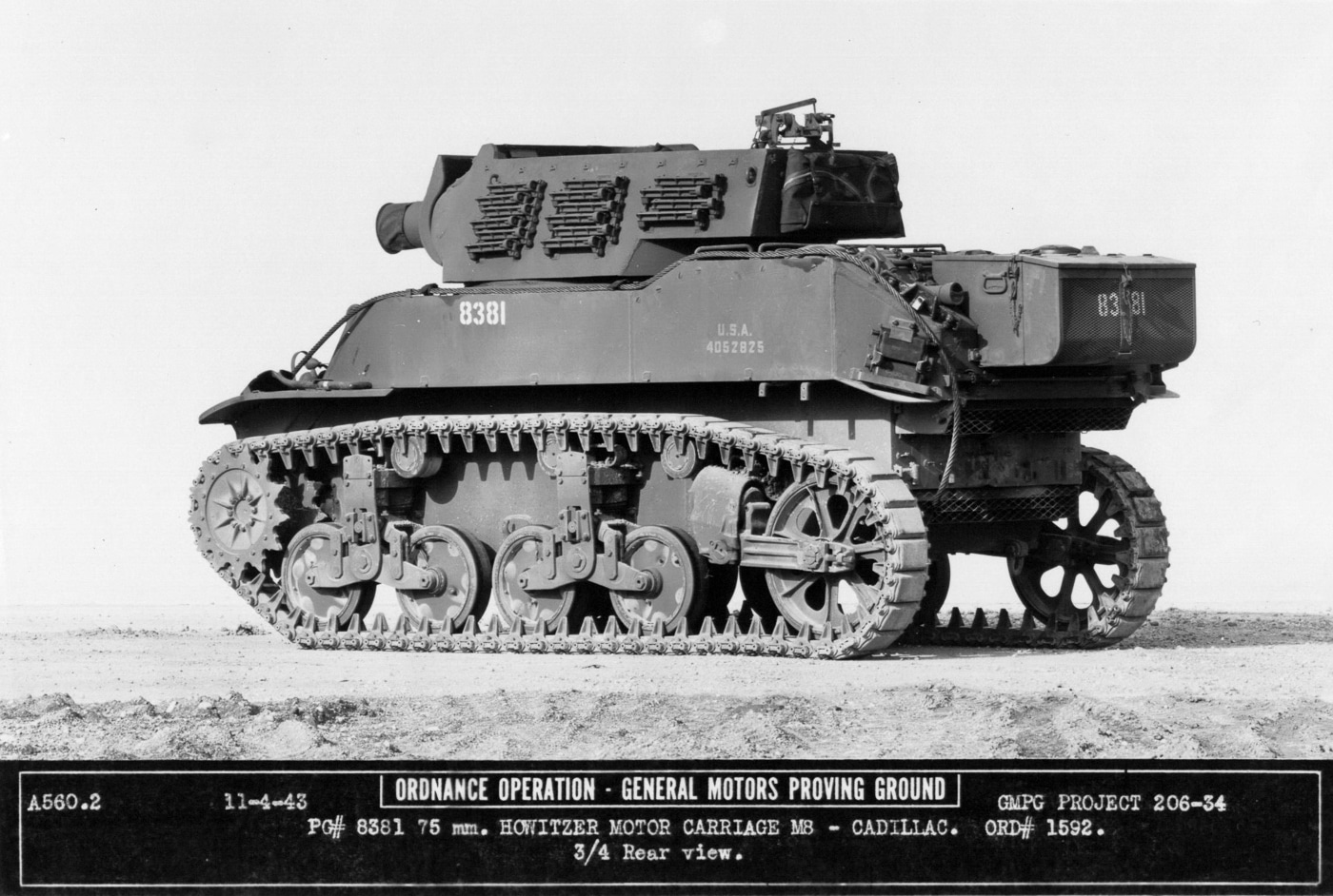 M8 Scott based on M5 Stuart chassis