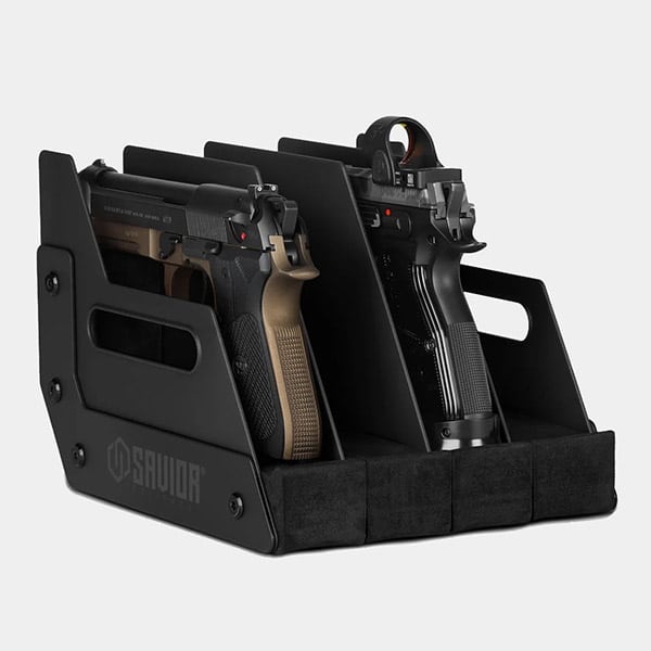 Savior Equipment Mobile Pistol Storage Rack