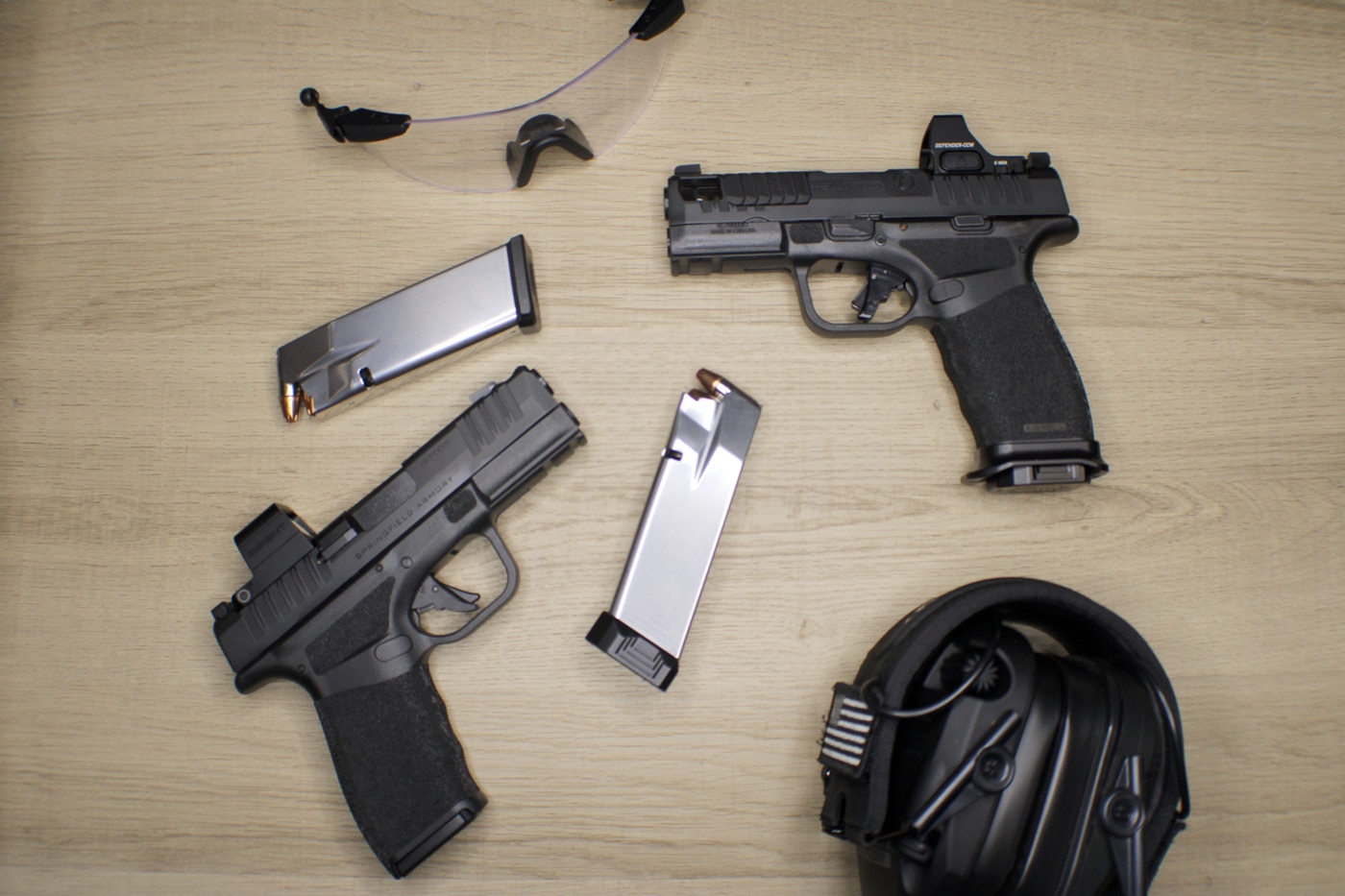 Springfield Armory Hellcat Pro and Floyd Custom Shop Hellcat Pro pistols
