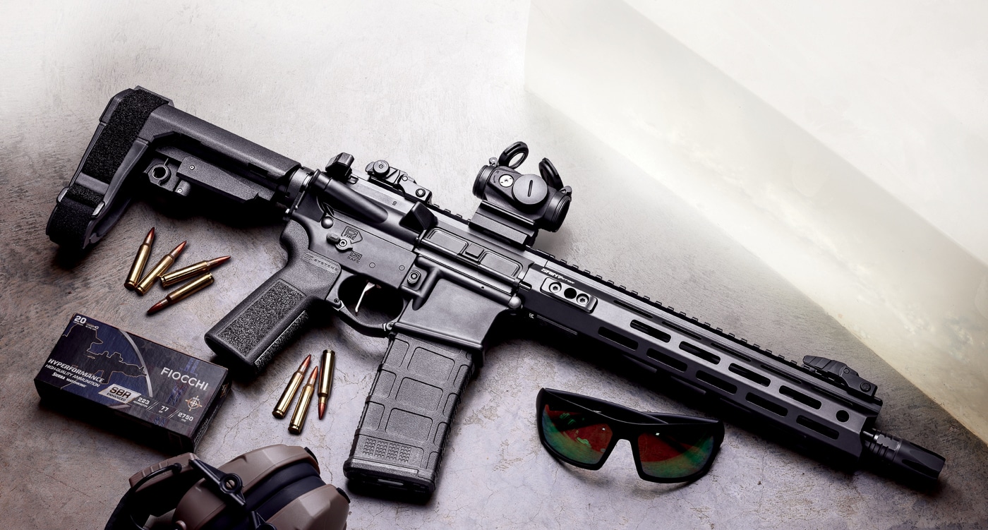 Springfield Armory SAINT SBR used for testing