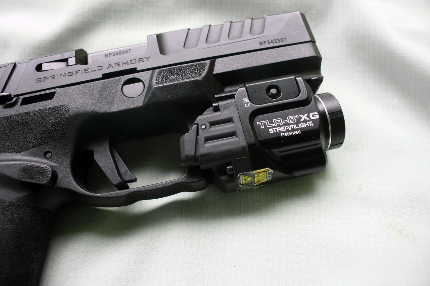 Streamlight TLR-8XG mounted on Springfield Armory Echelon 4C