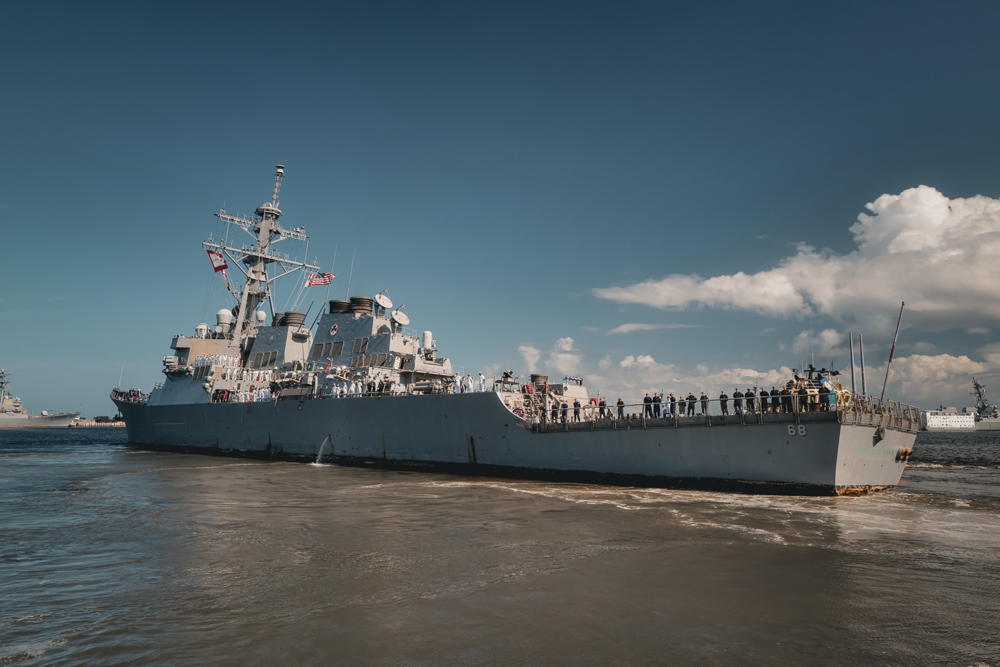 USS The Sullivans DDG-68 Arleigh Burker class guided missile destroyer