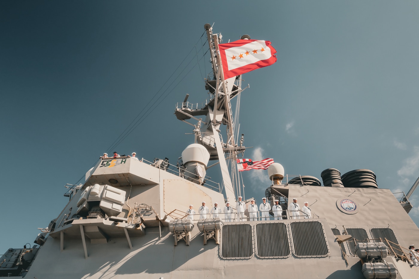 battle flag of USS The Sullivans
