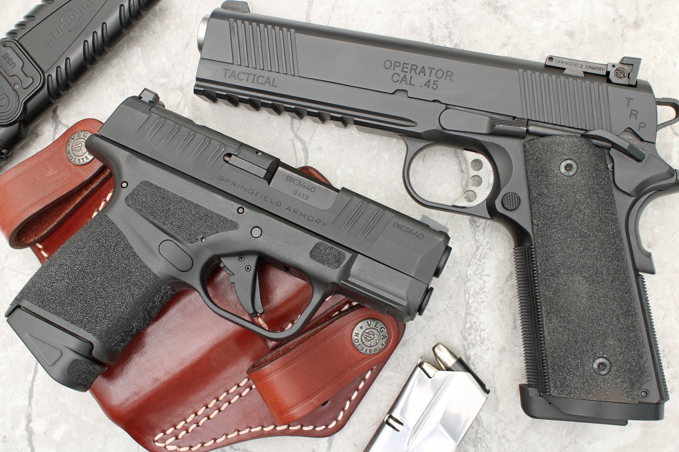 comparing pistol sizes