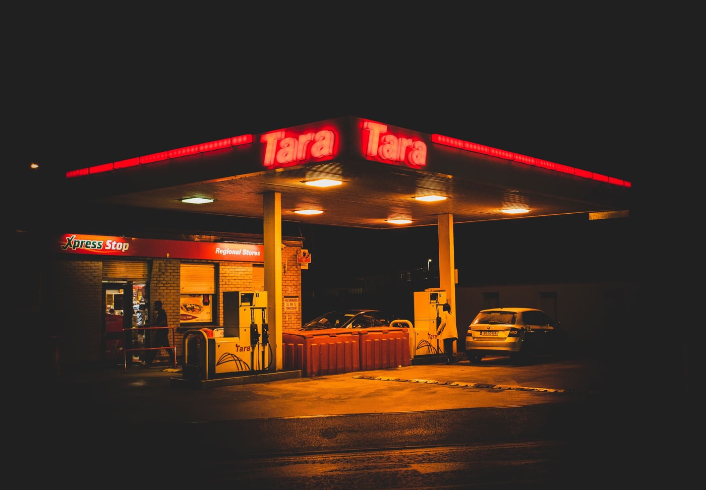 gas station and car holsters
