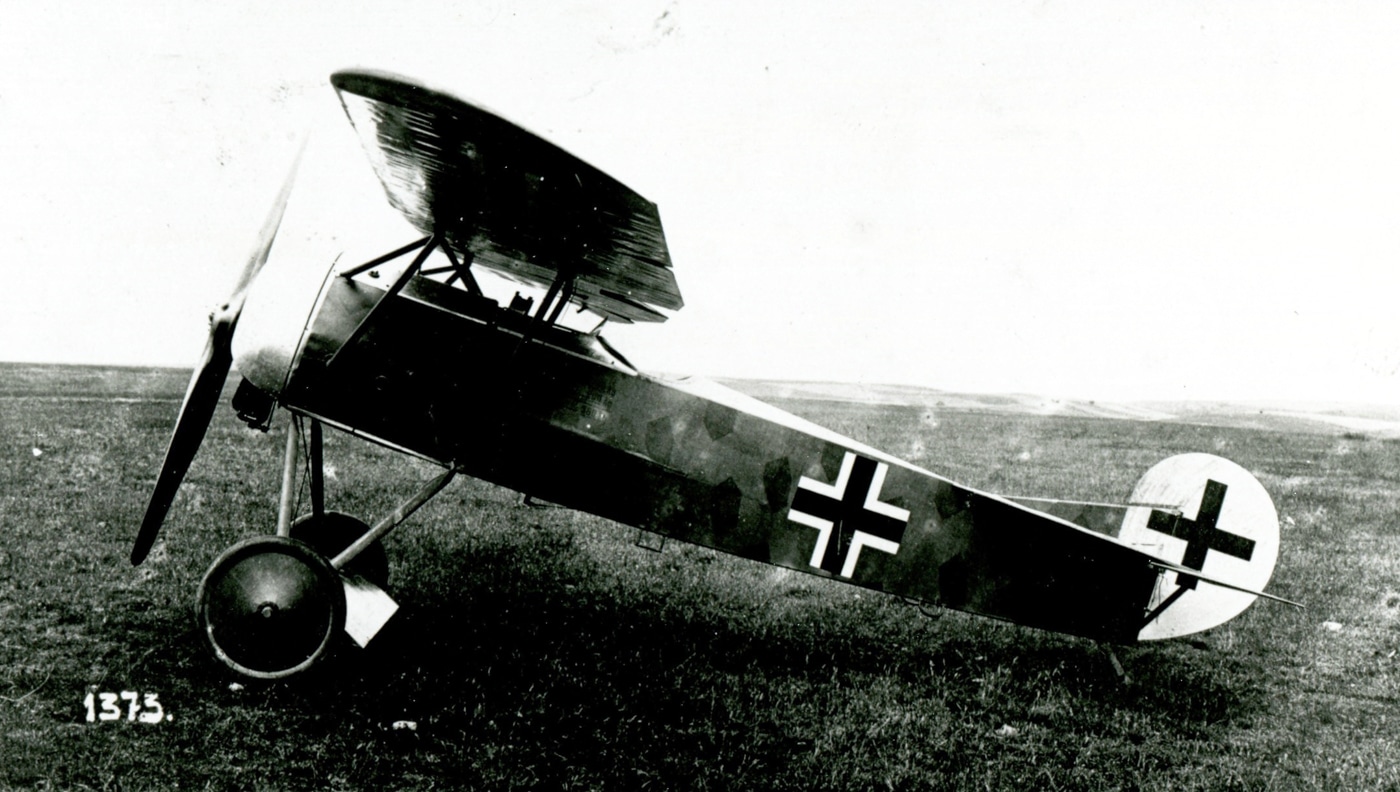 one of the first Fokker EV fighters built