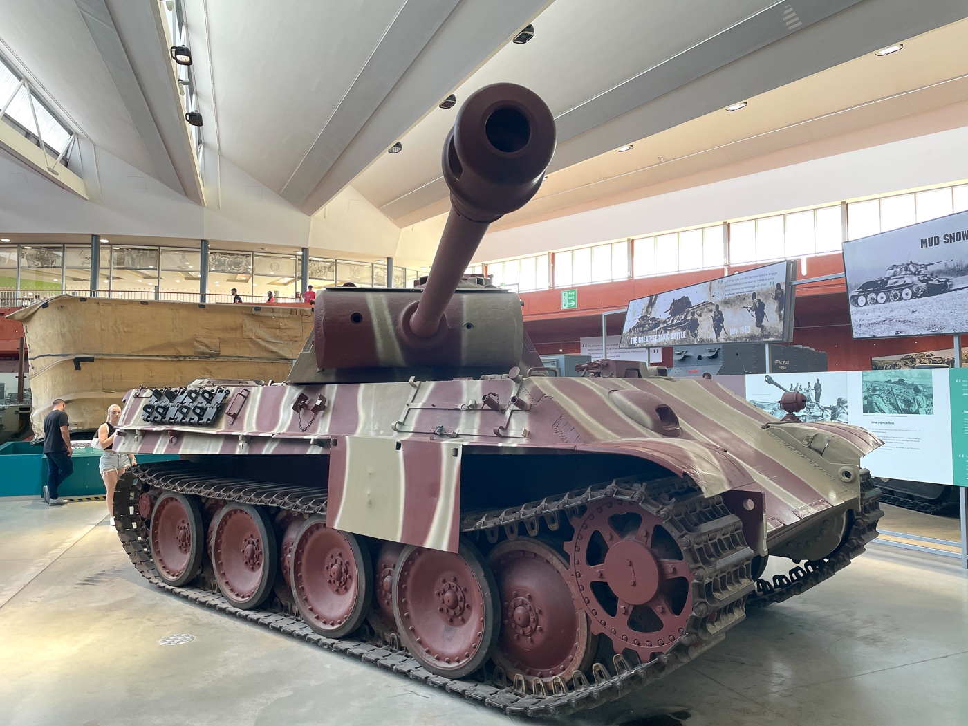 British built Panther tank at The Tank Museum