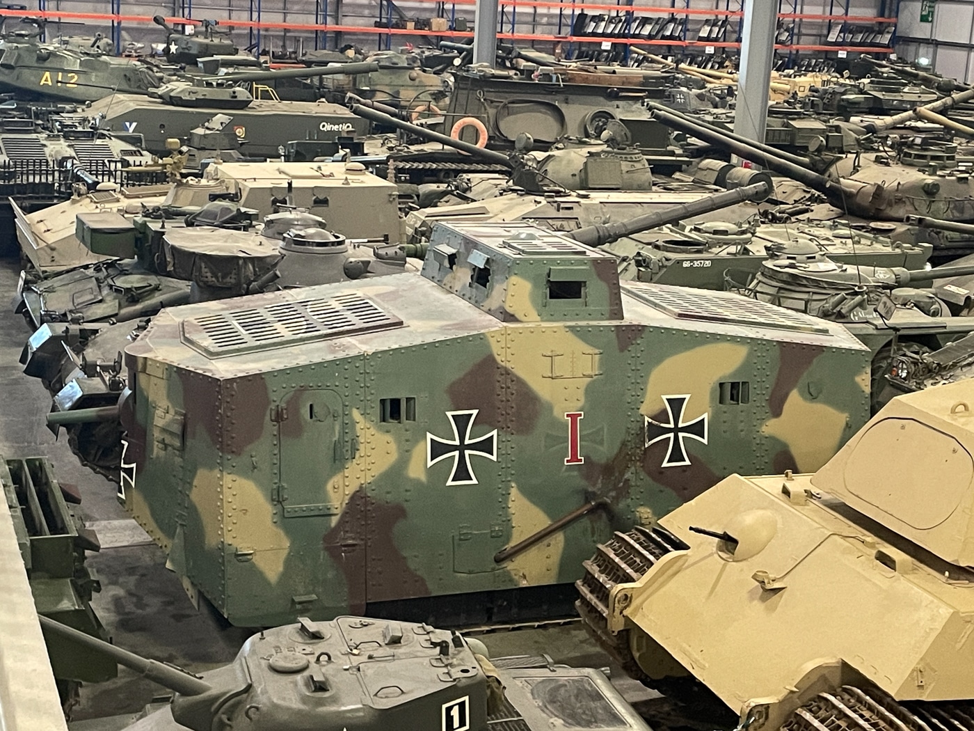 German A7V replica at The Tank Museum