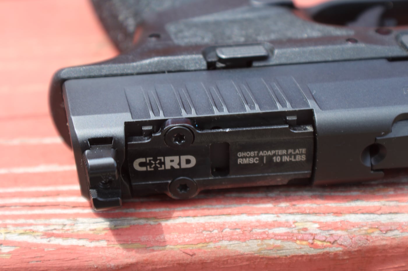 Ghost Adapter Plate installed on Springfield Hellcat Pro