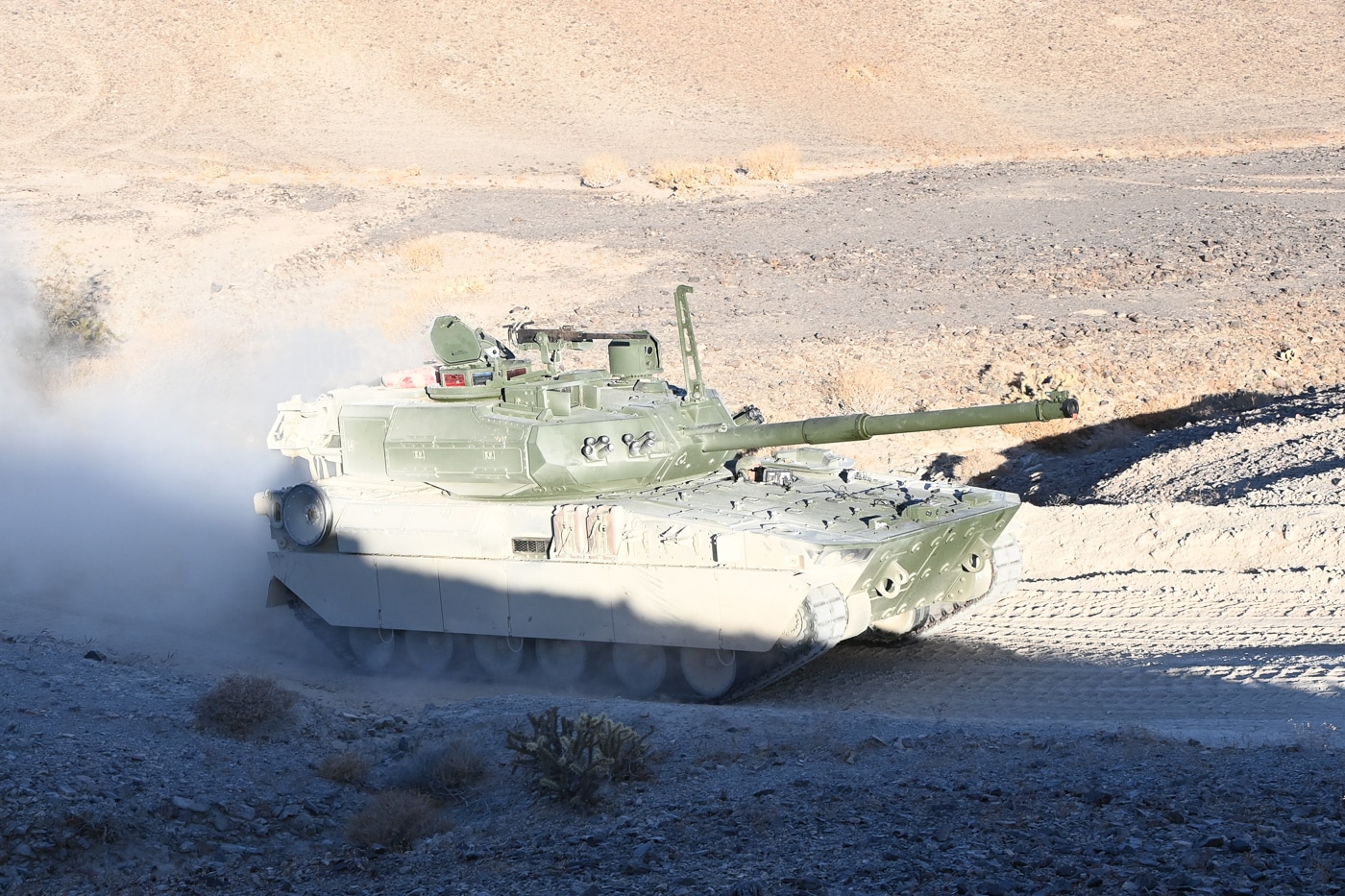 M10 Booker armed with M35 105mm main gun and M2 Browning machine gun
