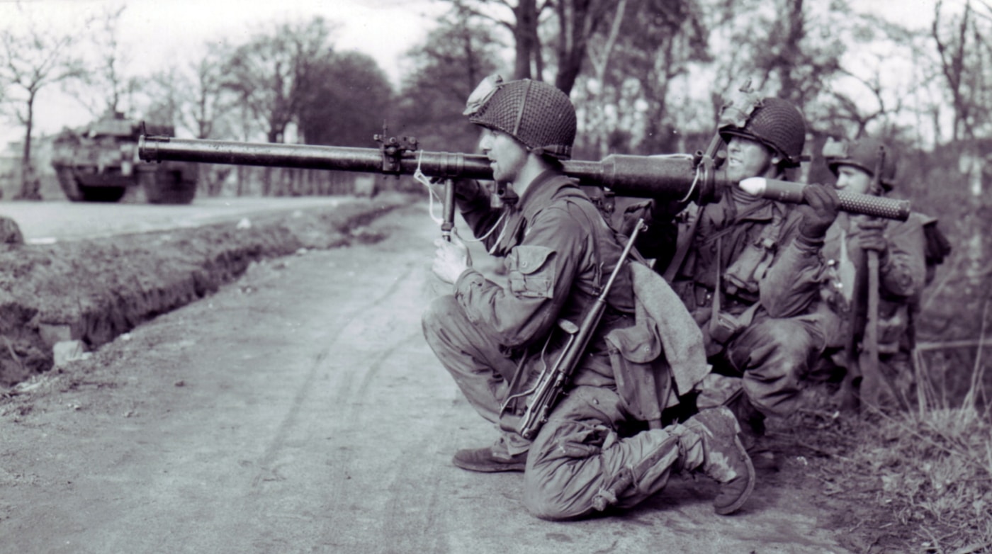 M18 57mm recoilless rifle with 17th Airborne Division outside Munster Germany