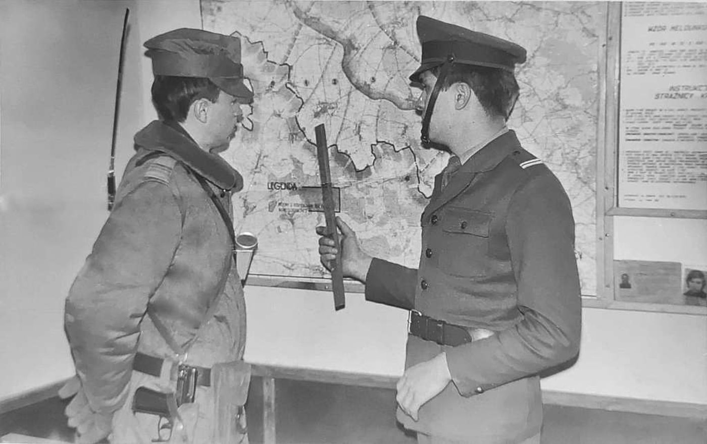Polish Border Patrol Forces armed with PM-63