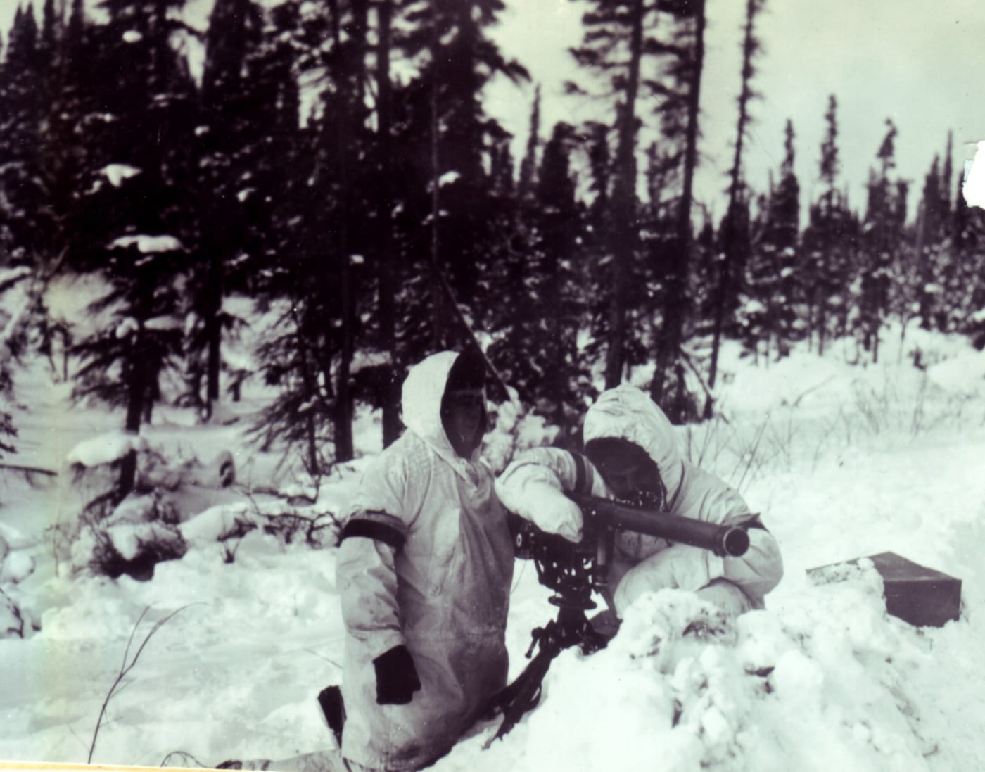 US Marines train with M18 57mm recoilless rifle in Alaska 1947