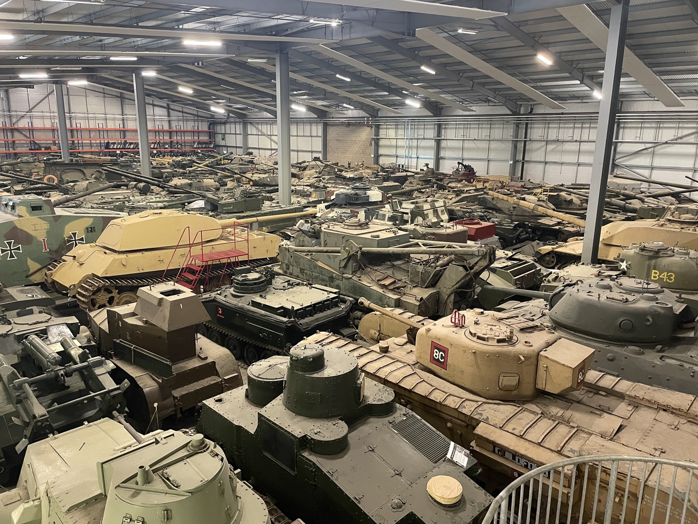 Vehicle Conservation Centre at The Tank Museum