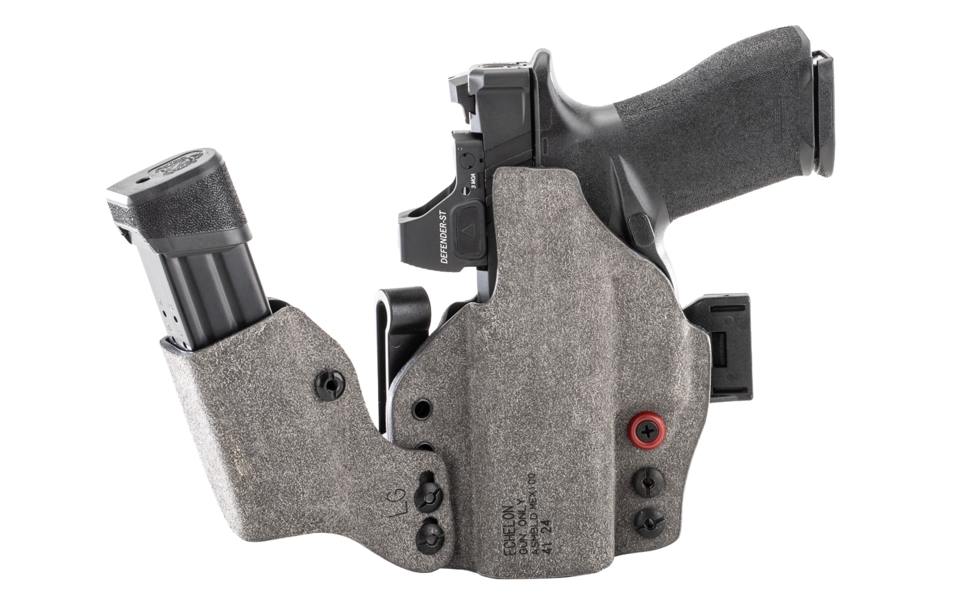 another side view of the Safariland Incog X holster with attached magazine pouch