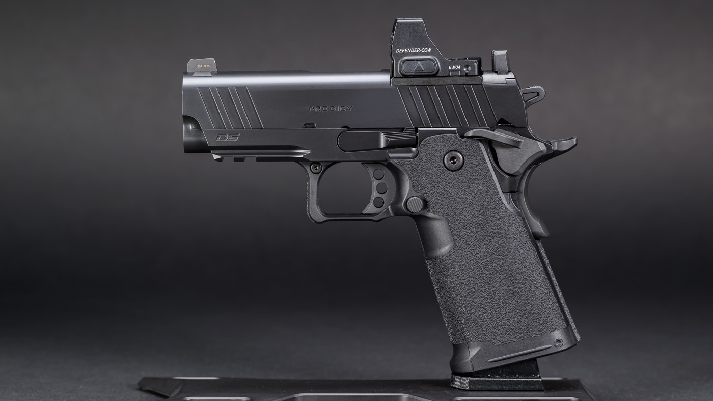 authors Prodigy pistol used in testing