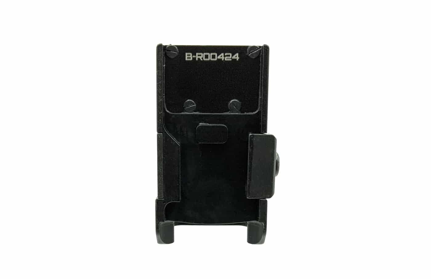 bottom of CORD Pandora PB-K sight showing the mounting system