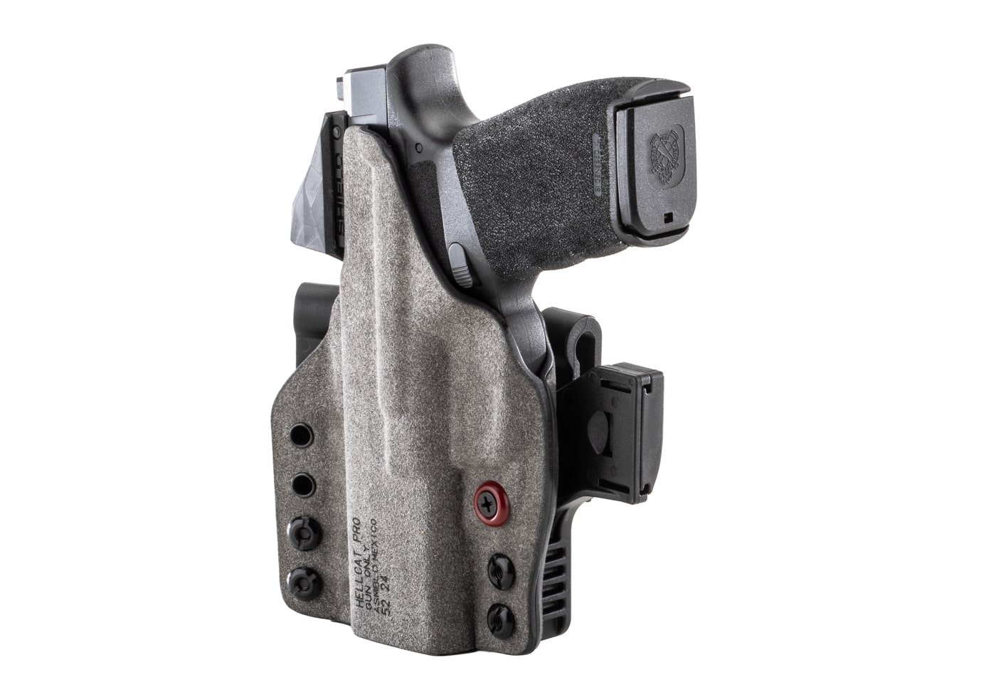 rear view of the Safariland Incog X holster reviewed