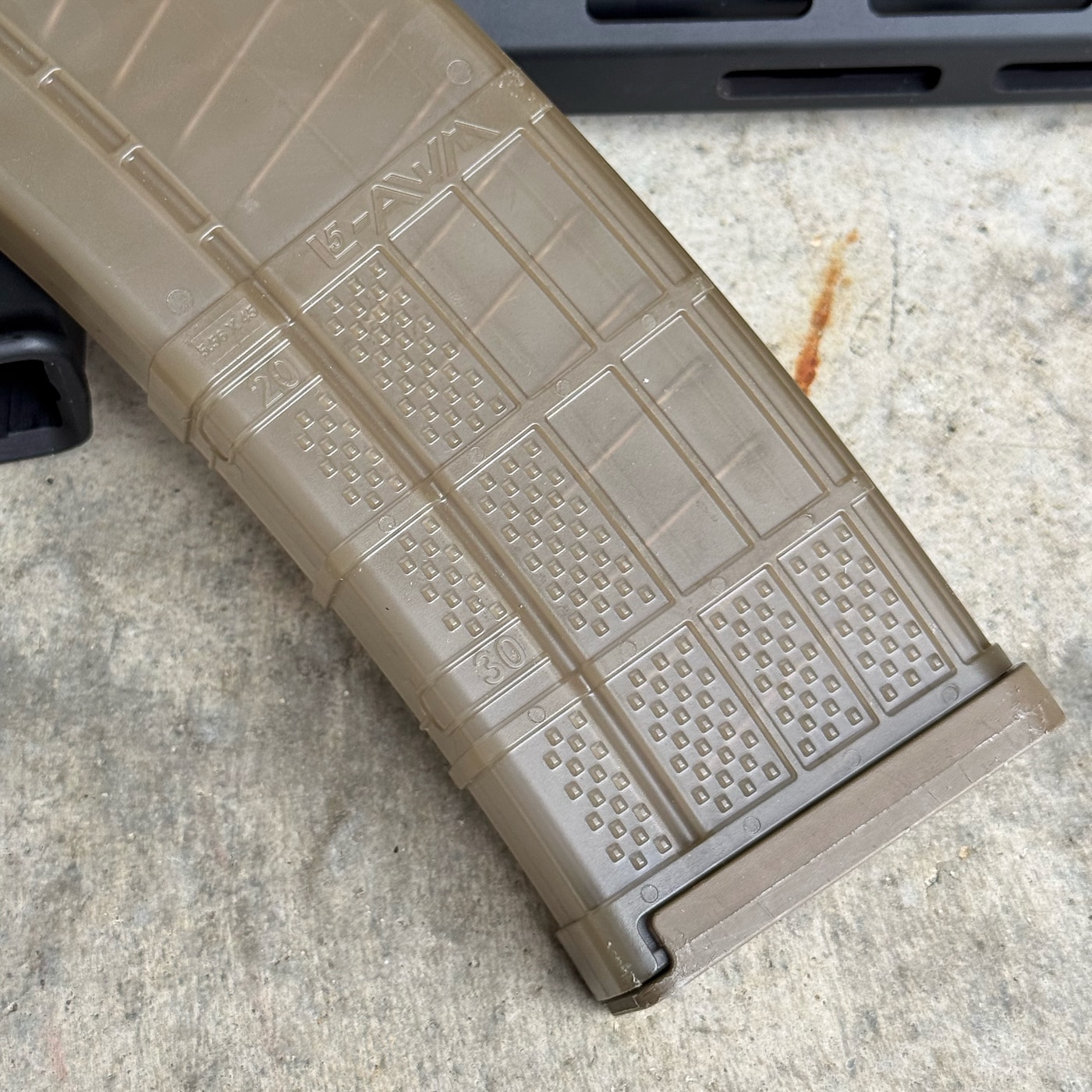 round counters on Lancer magazine body