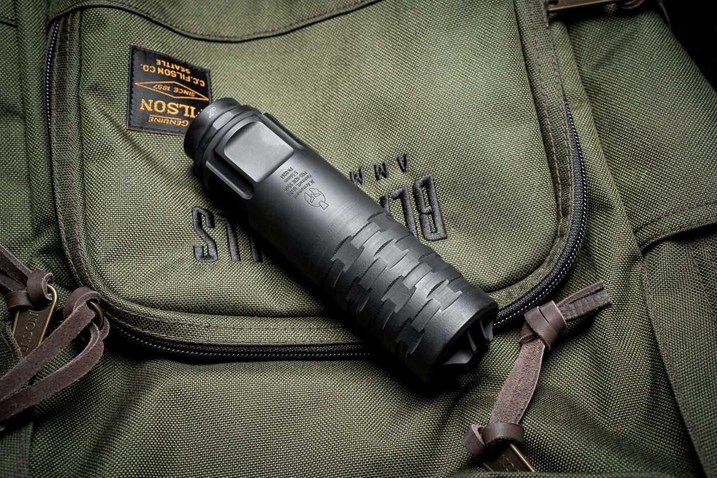 side view of JK Armament 172 PRO-KOR 556K Suppressor unmounted