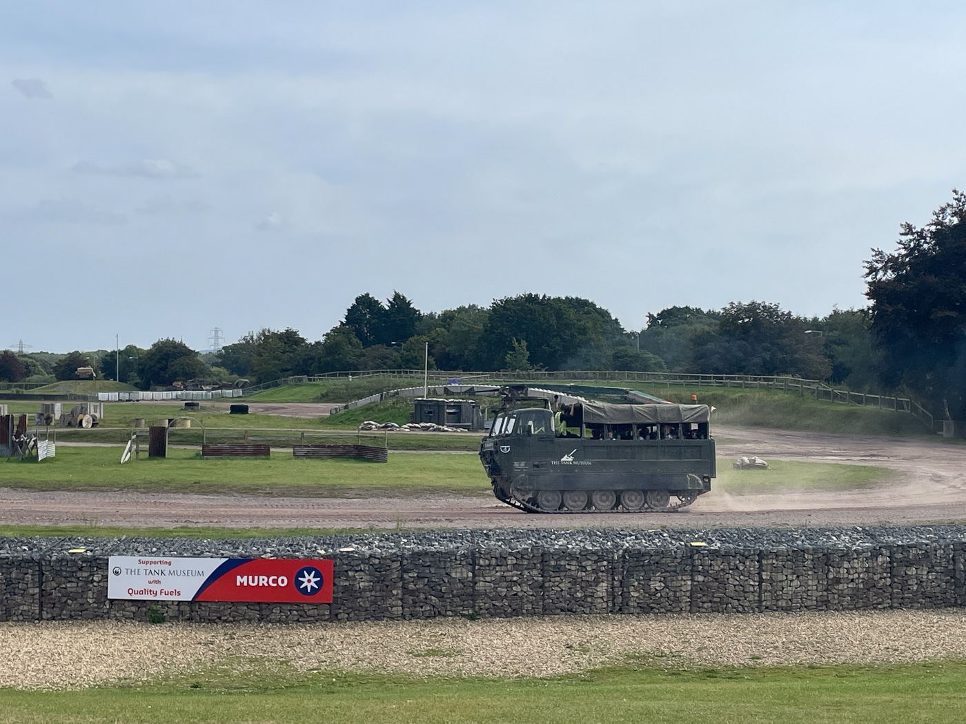 tracked vehicle ride at The Tank Museum