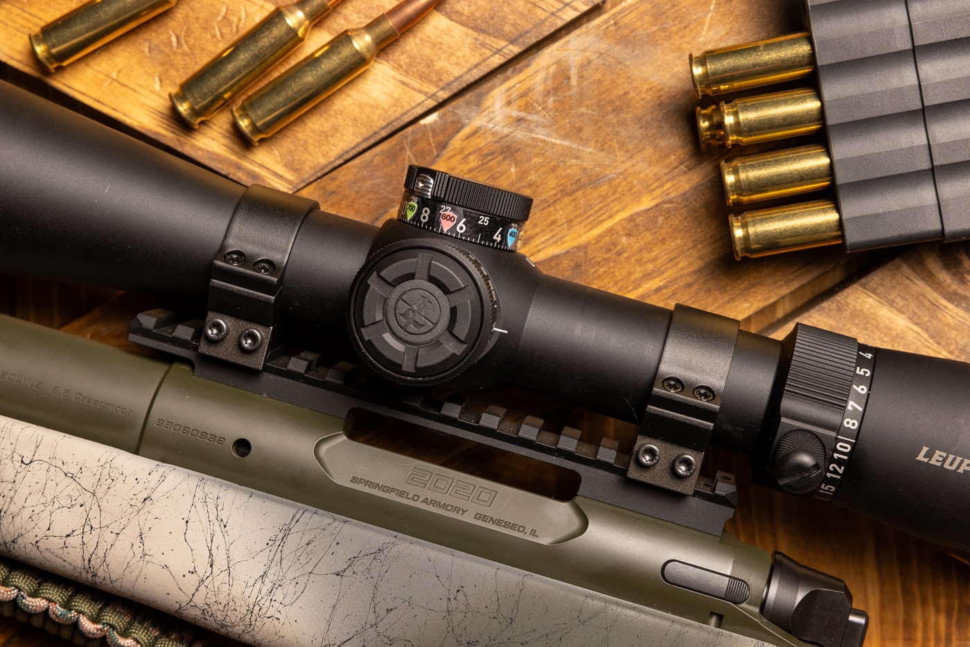 400 600 and 700 turret stickers on rifle scope